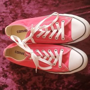 Bright Pink Unisex Converse Sneakers